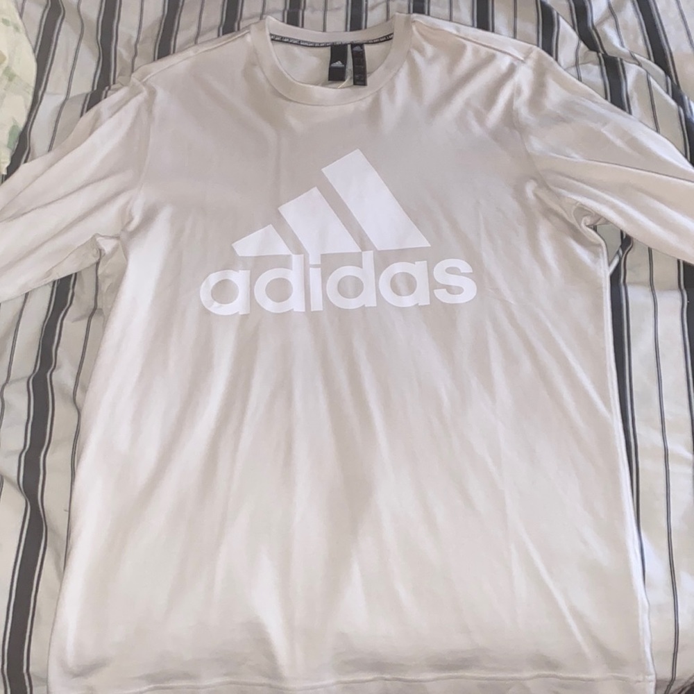 ADIDAS BEIGE LONG SLEEVE SHIRT
